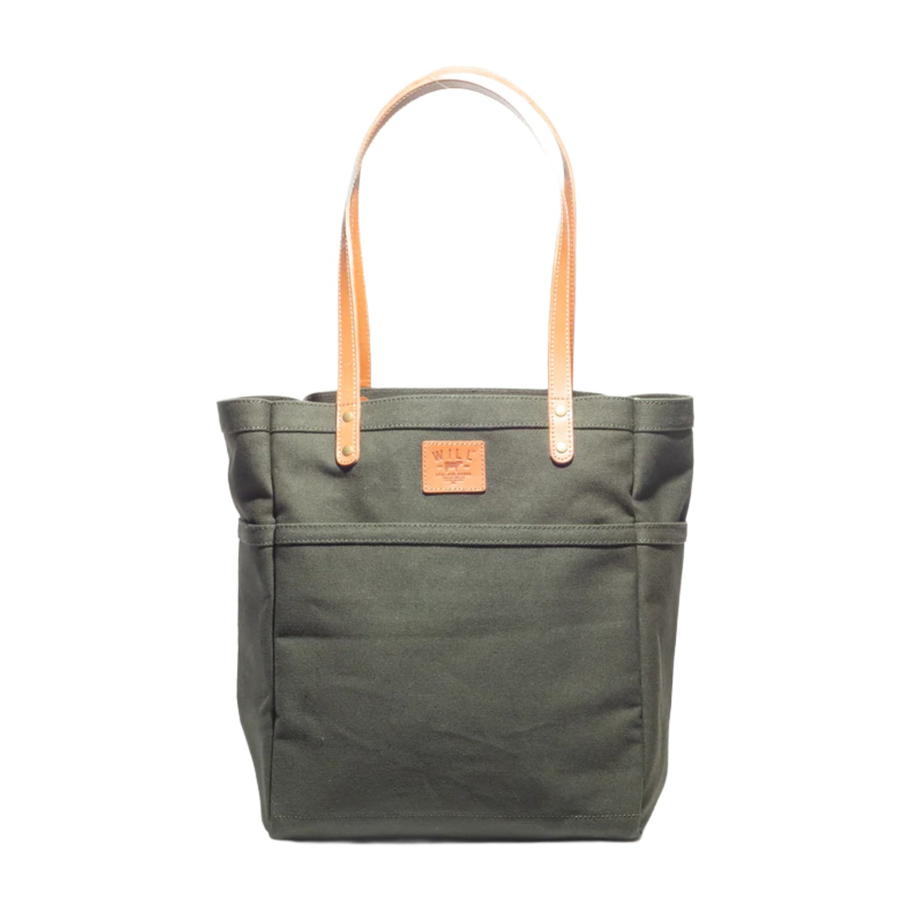 Waxed Canvas Work Tote | Olive