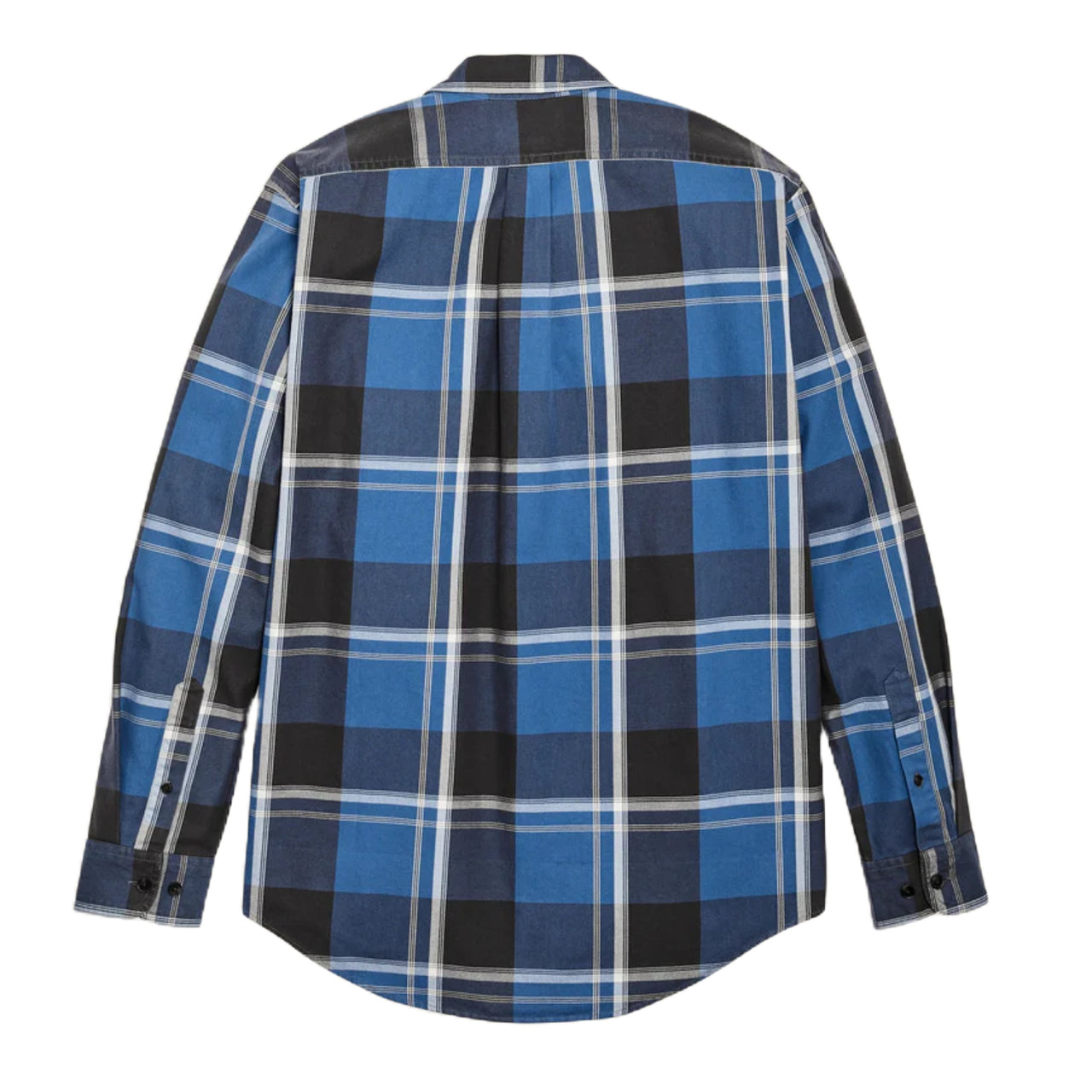 Lightweight Alaskan Guide Shirt |  Blue, Faded Black, White Plaid