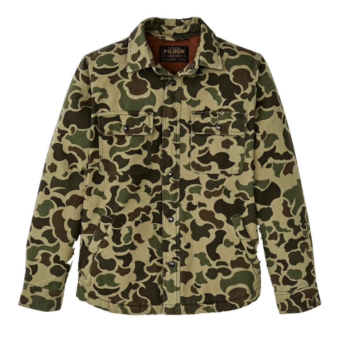 Fleece Lined Jac Shirt | Tundra Shrub Camo