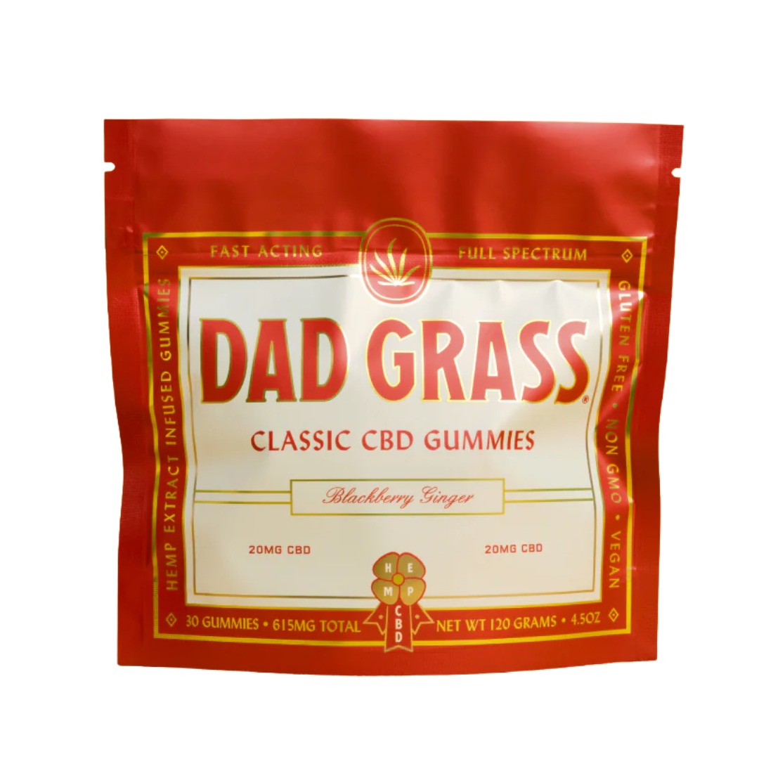 Dad Grass Classic CBD Gummies | Blackberry Ginger
