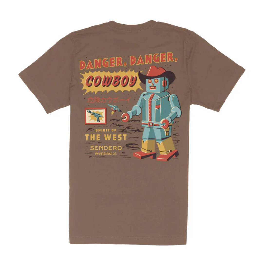 Danger Cowboy T- Shirt | Light Brown