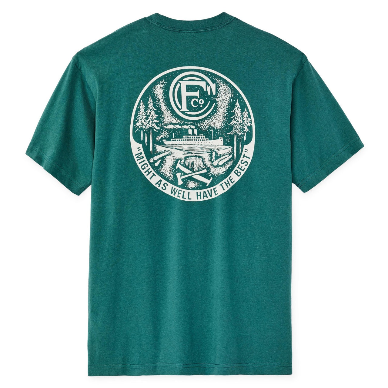 S/S Forestry Graphic T-Shirt | Mallard Green