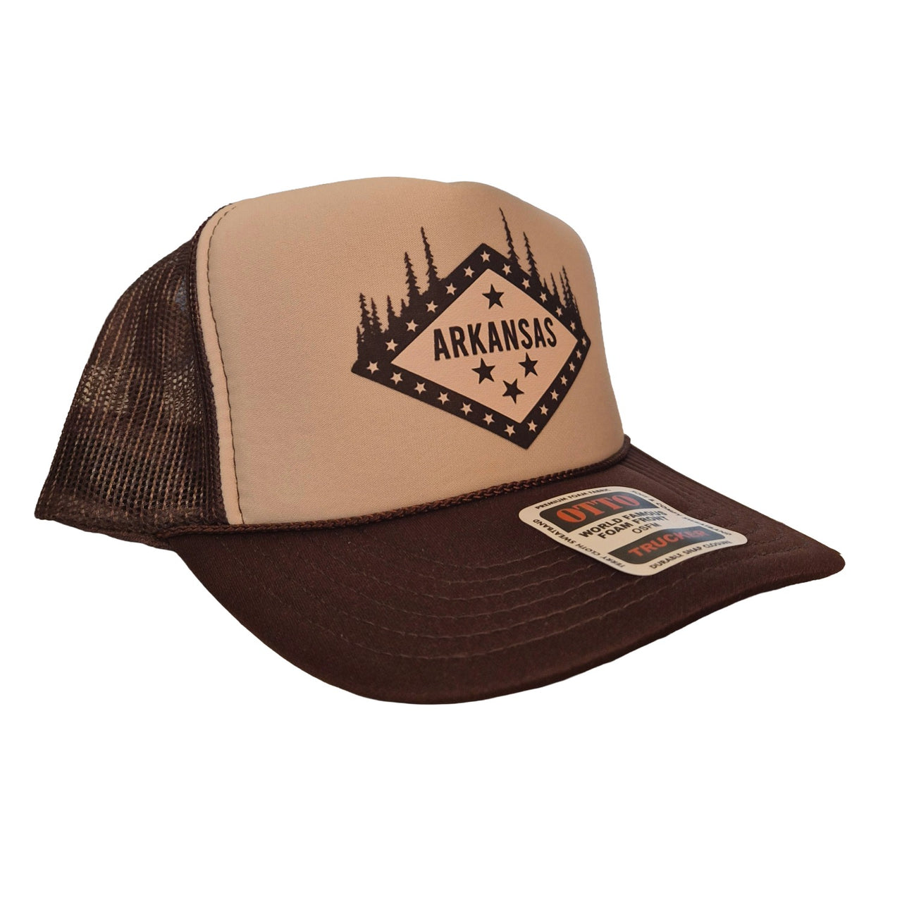 Flag Hat | Brown & Tan