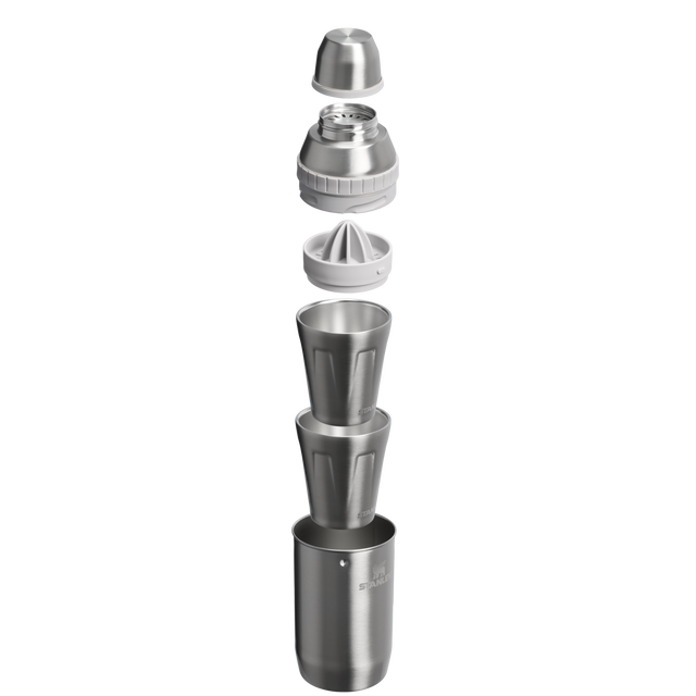 Happy Hour Cocktail Shaker Set | Stainless Steel Ash