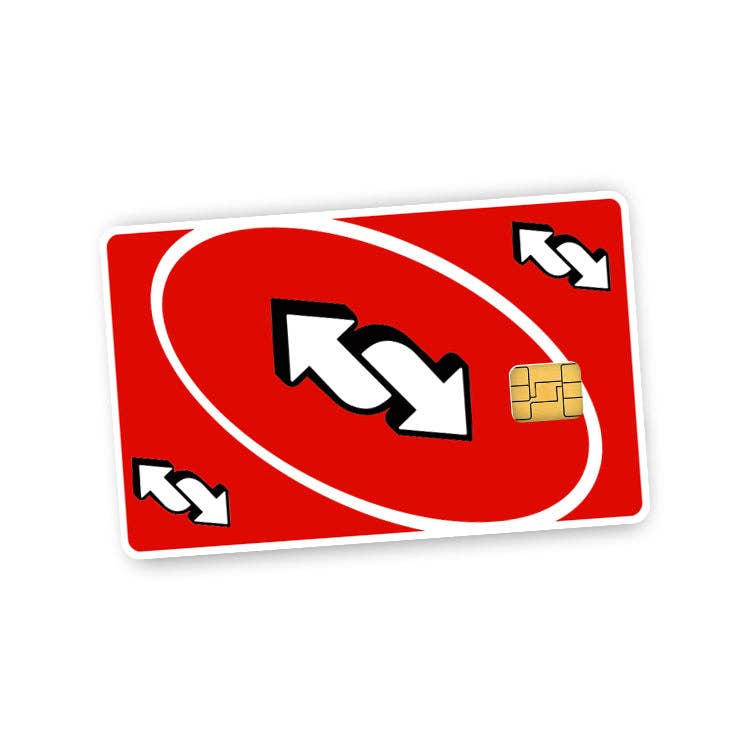 Reverse Credit Card Skin | Red