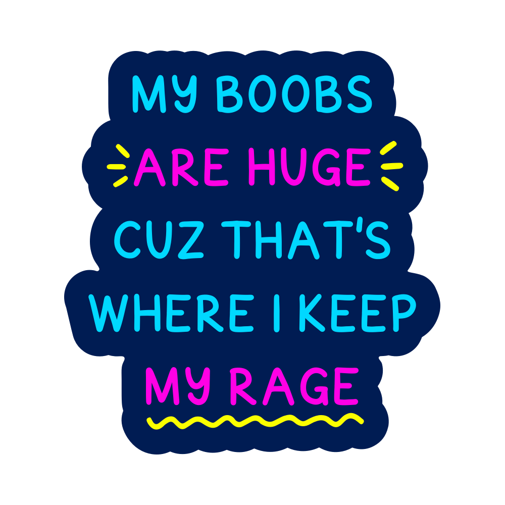 My Boobs Sticker
