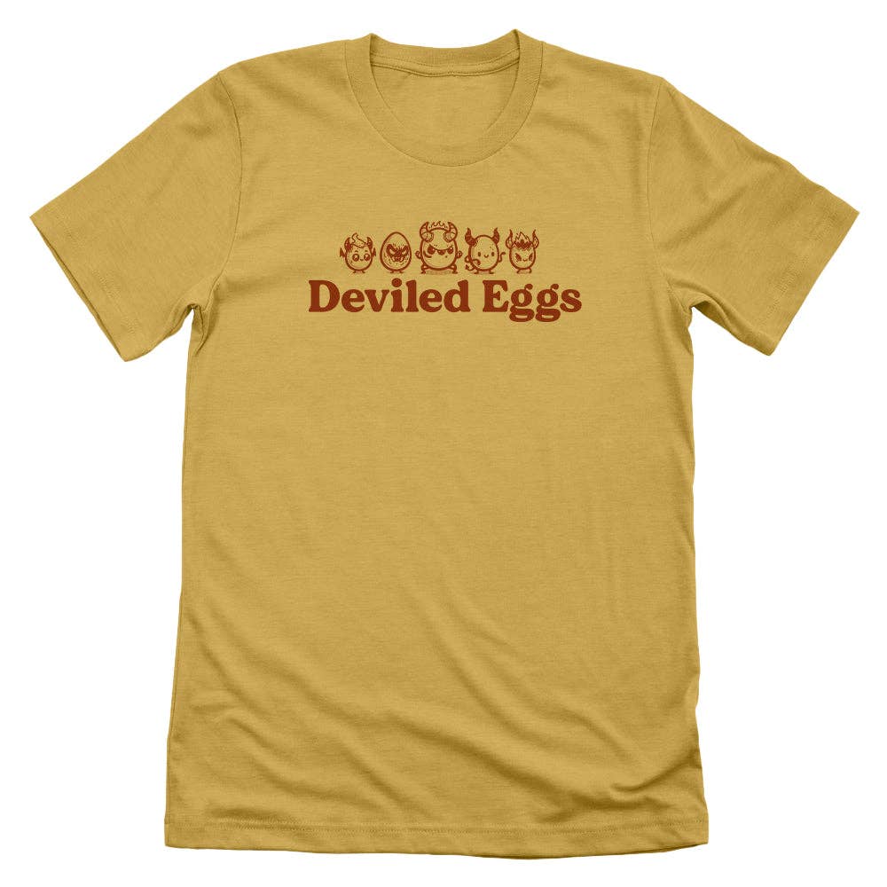 Deviled Eggs Tee | Heather Mustard