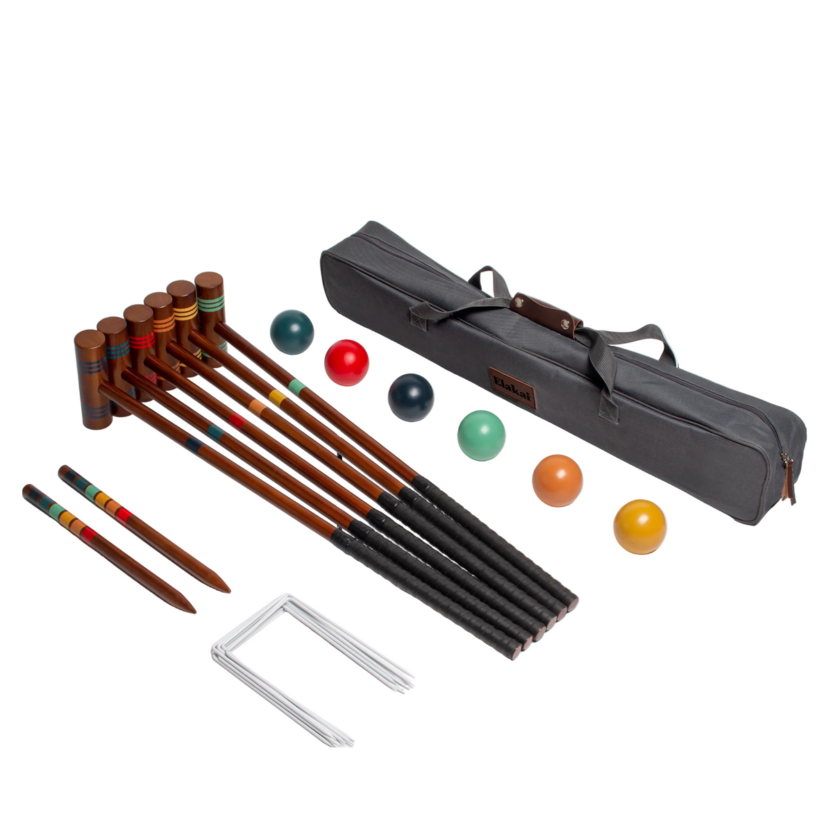 Hevea Rover Six Player Travel Croquet Set