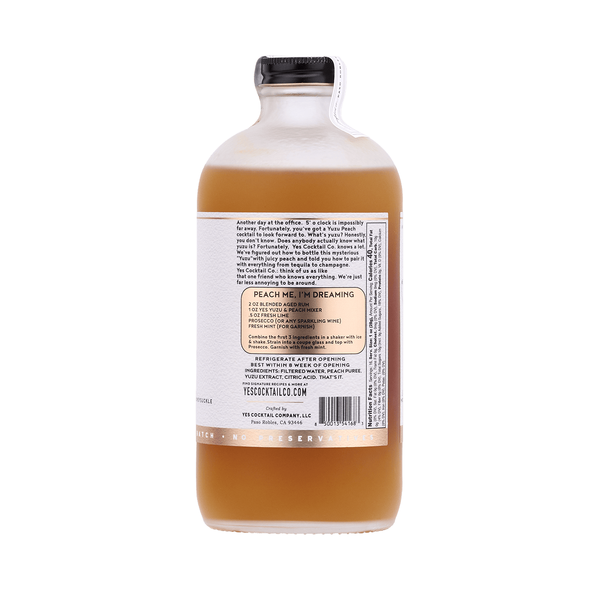 Yuzu & Peach Cocktail Mixer