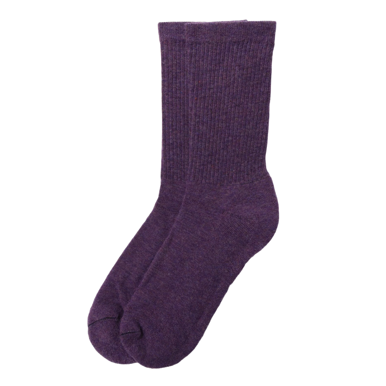 Supermerino Crew Sock | Autumn Plum