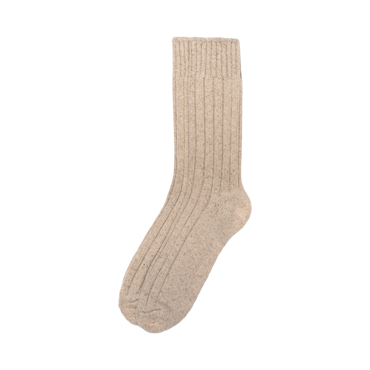 Wool Silk Boot Sock | Oatmeal
