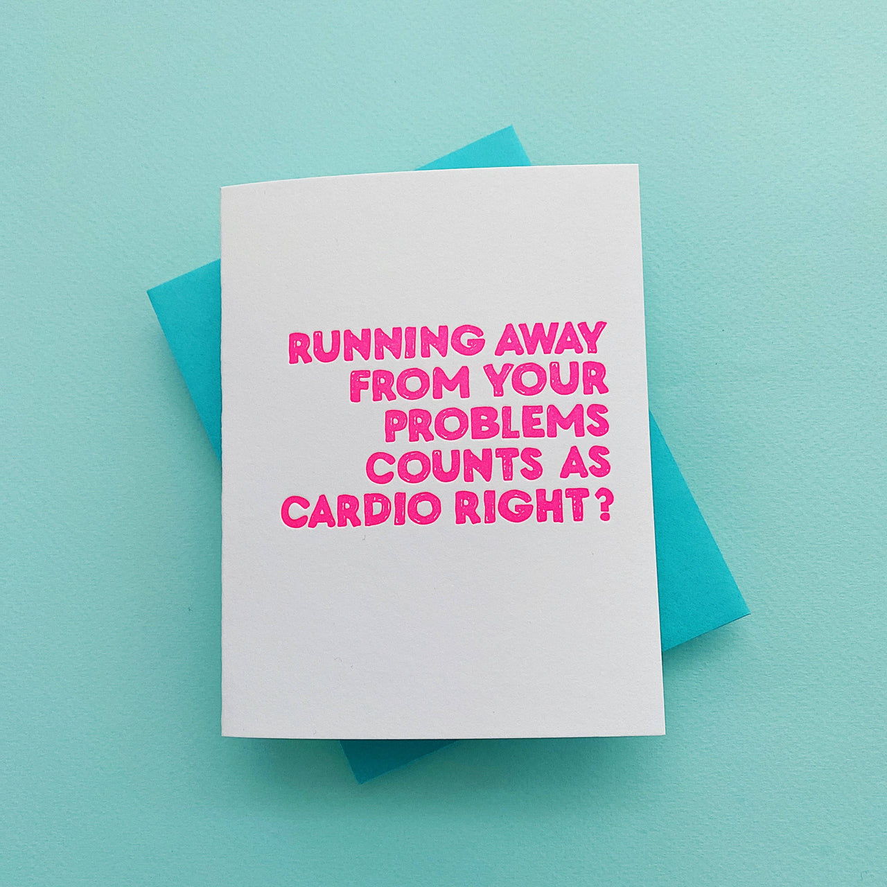 Running Away From Problems Card