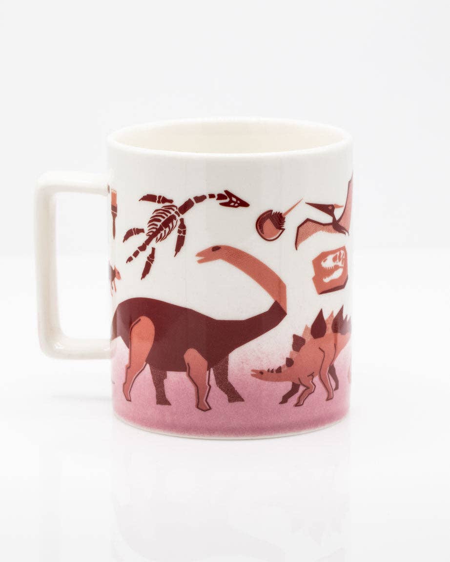 Retro Paleontology Ceramic Mug