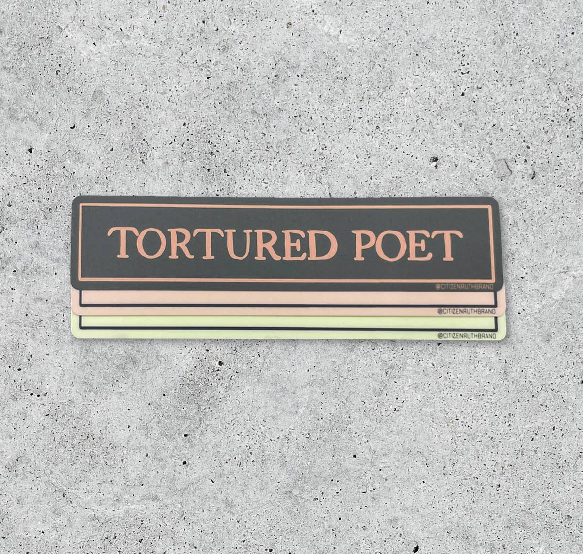 Tortured Poet Vinyl Sticker