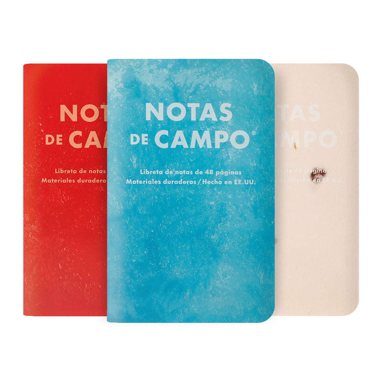Paletas Memo Books | Blue, Red, White