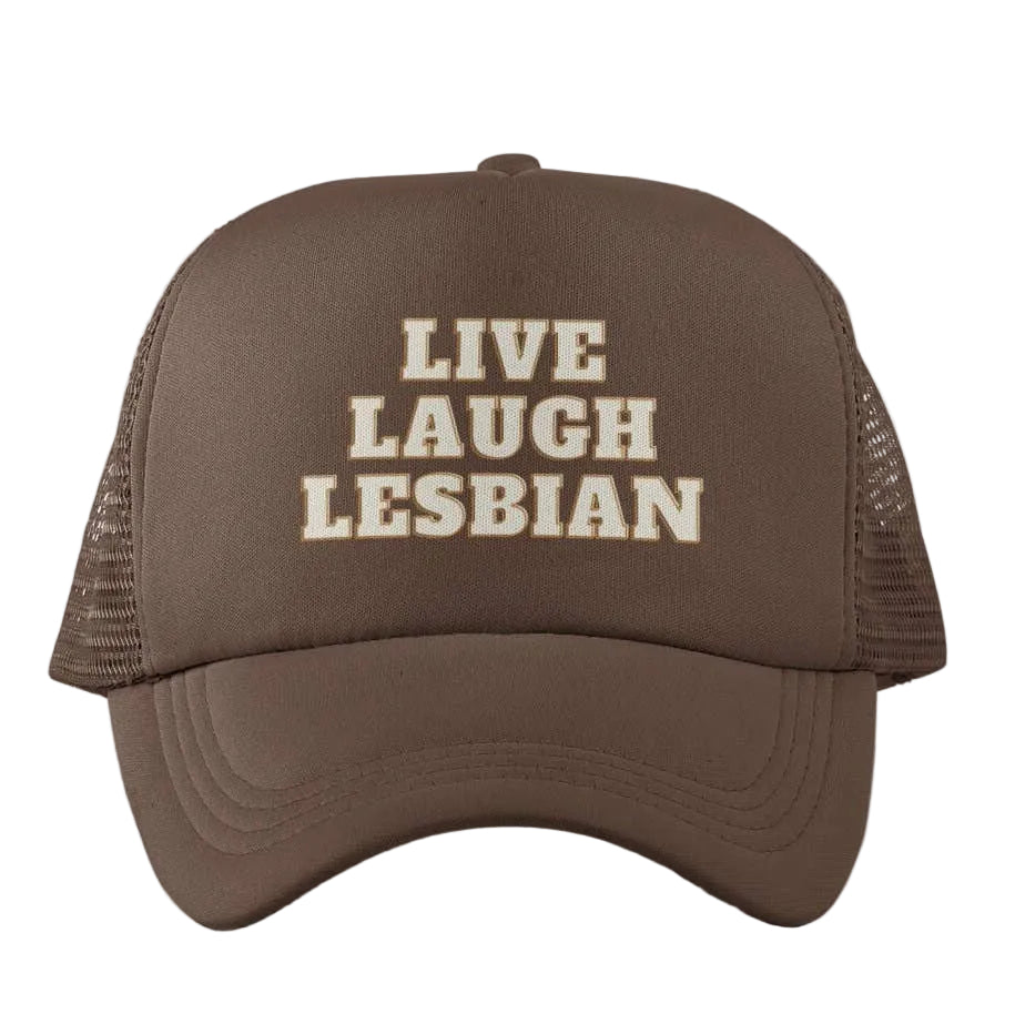 Live Laugh Lesbian Baseball Cap