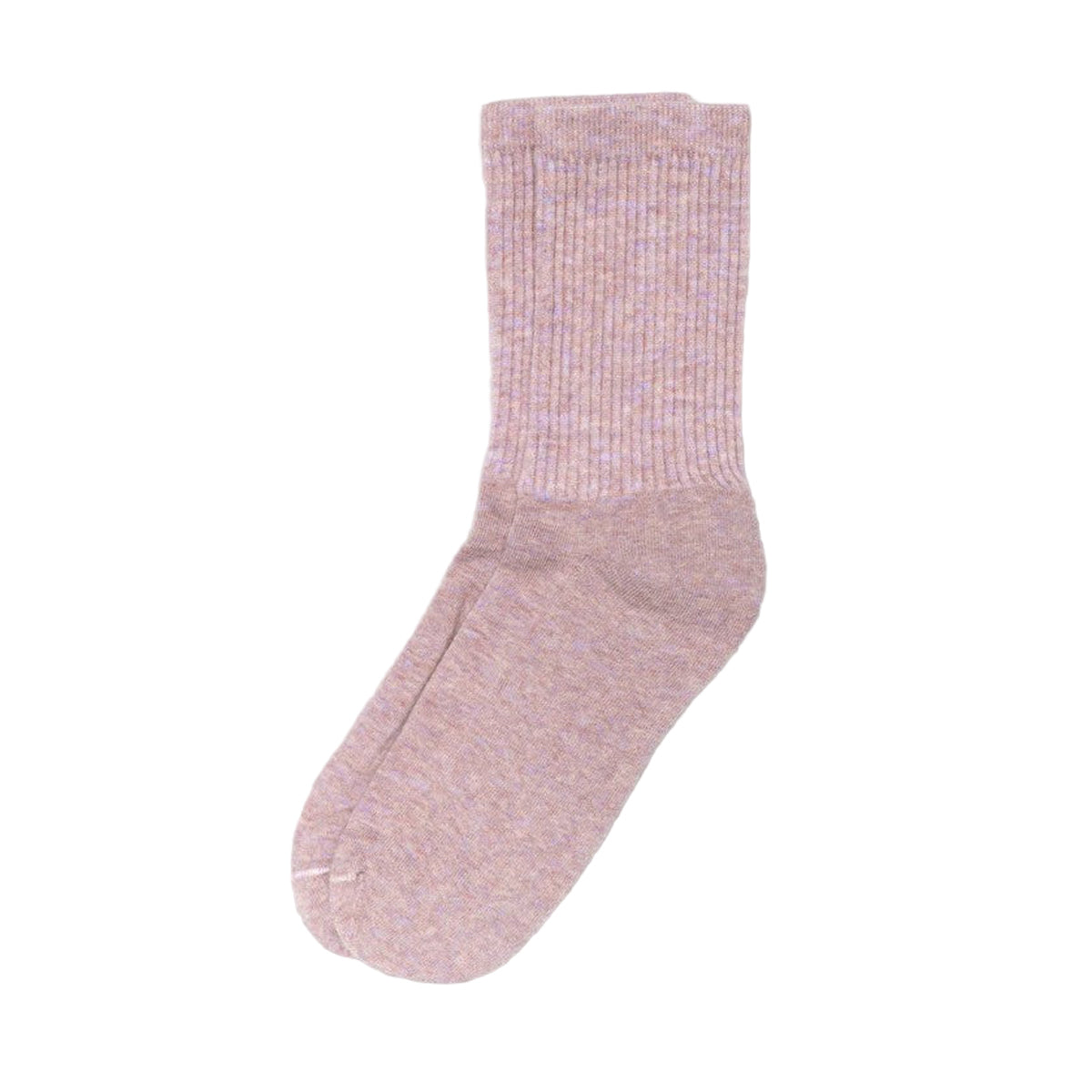 Supermerino Crew Sock | Blush Heather