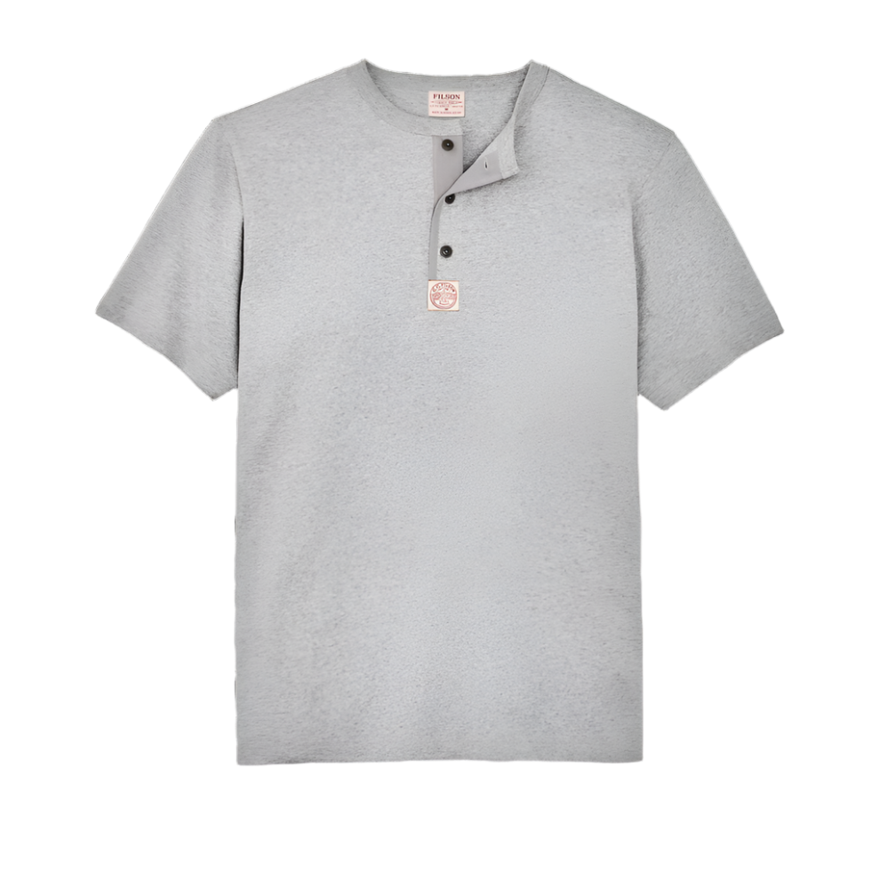 S/S Frontier Henley T-Shirt | Heather Gray