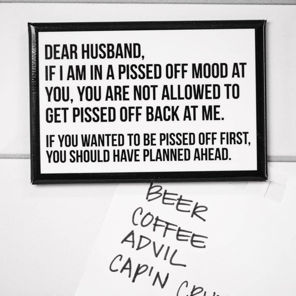 Pissed Off Mood Magnet