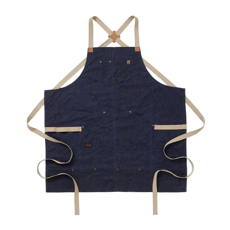 The Field Apron | Atlantic Blue Waxman