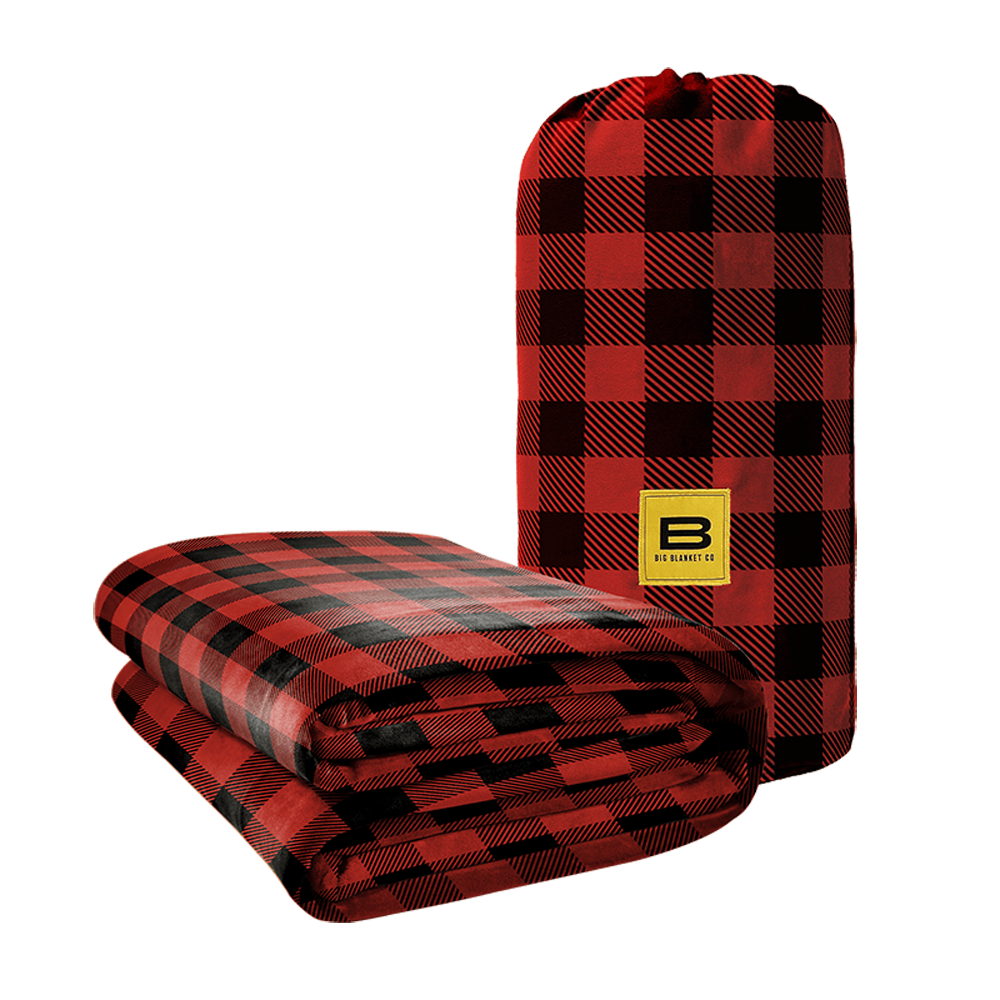 Original Stretch Blanket | Red Plaid - Domestic Domestic