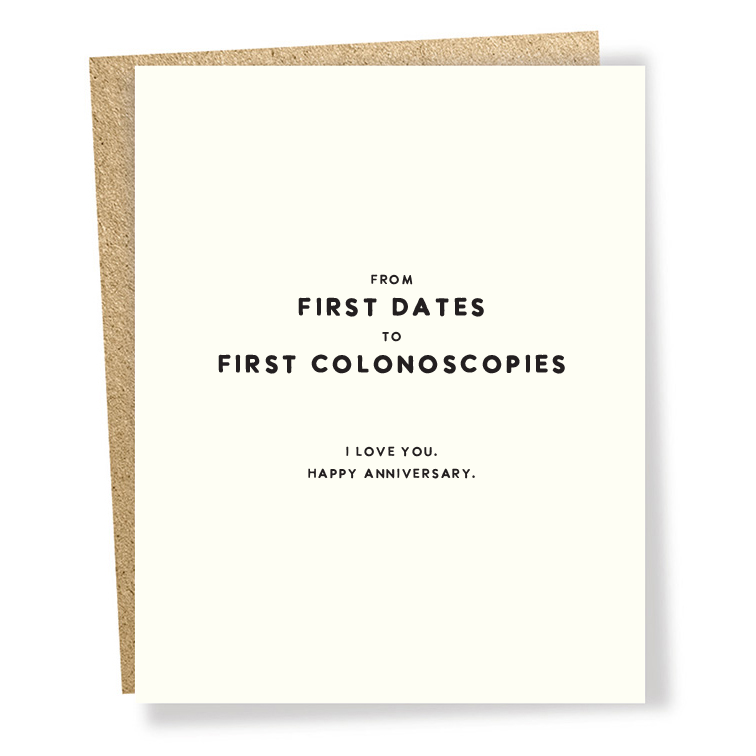 First Colonoscopies Card