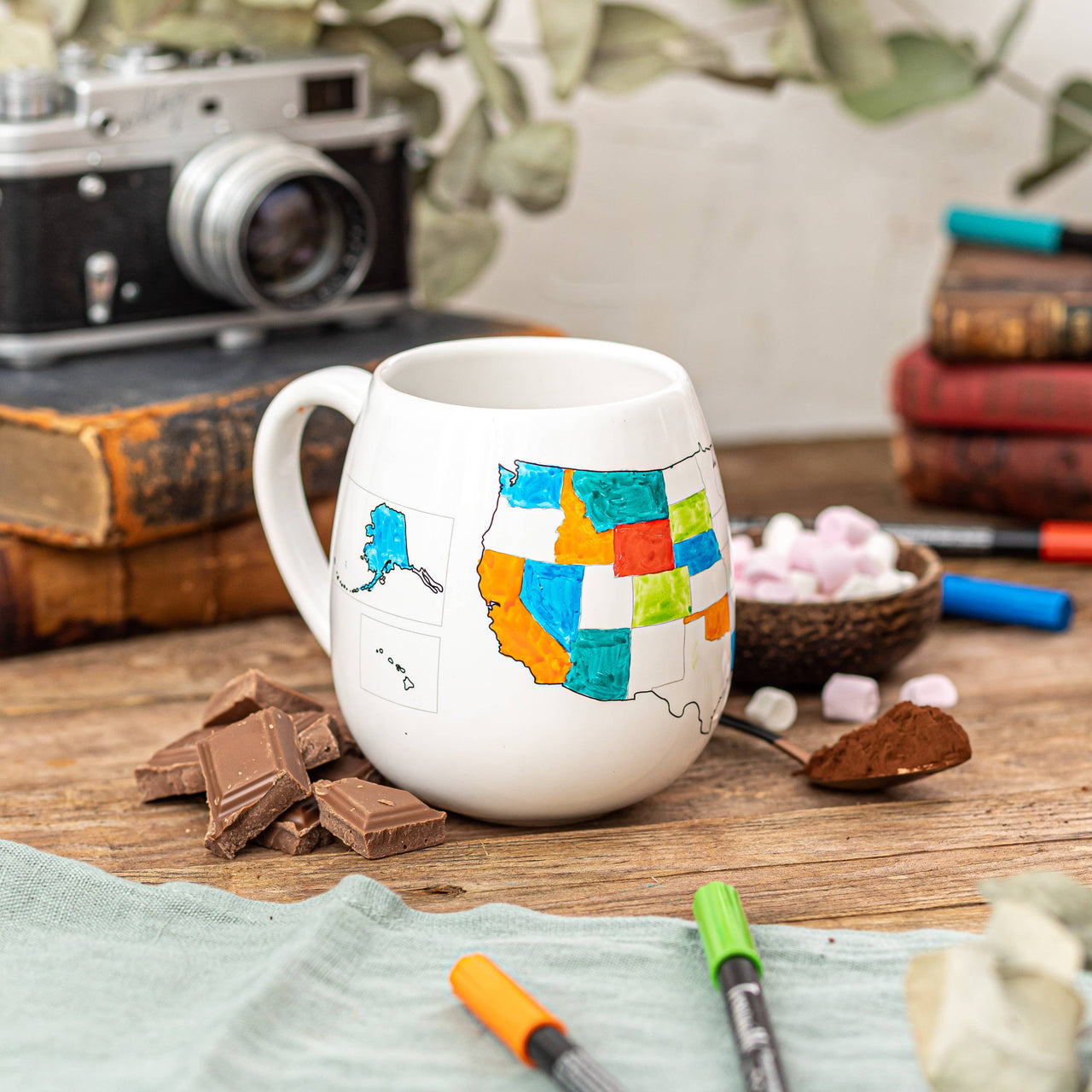USA Map Mug