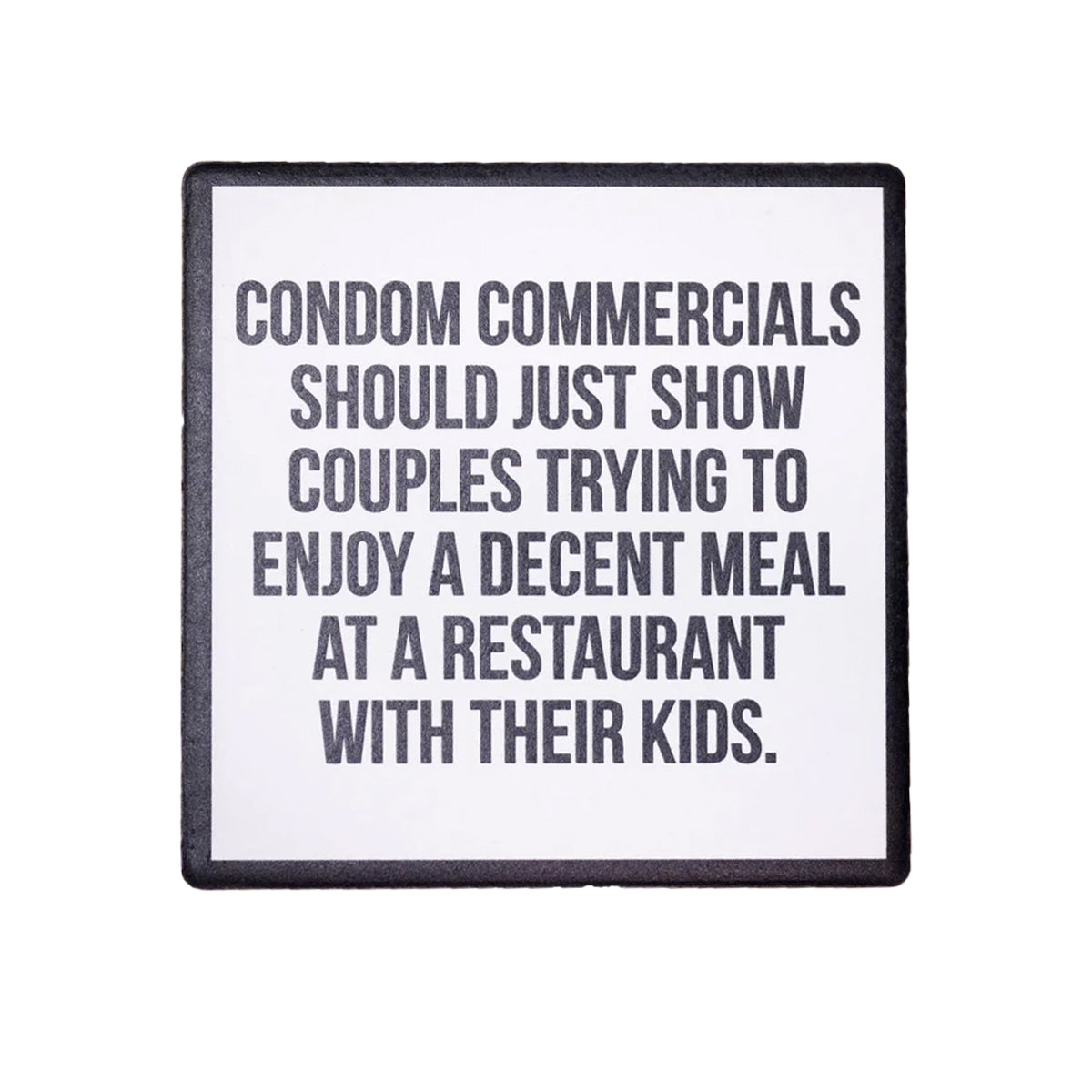 Condom Commercials Coaster