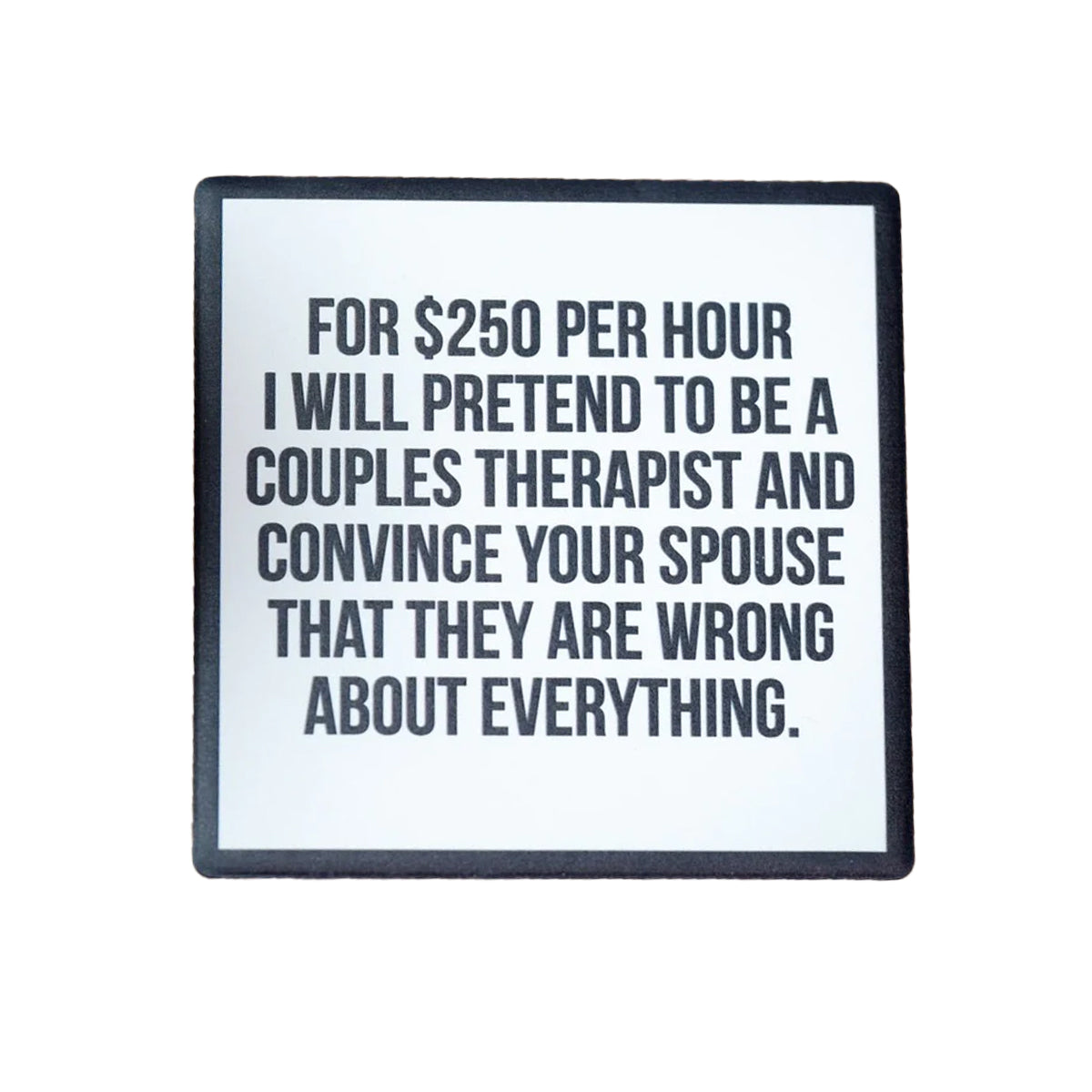 Couples Therapy Coaster
