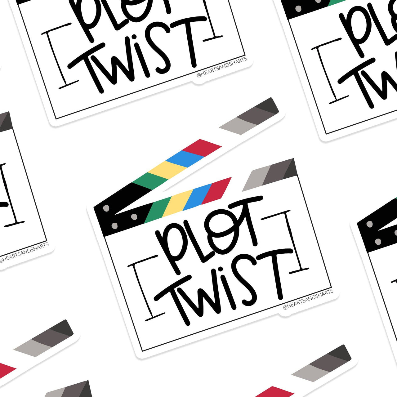 Plot Twist Vinyl Sticker