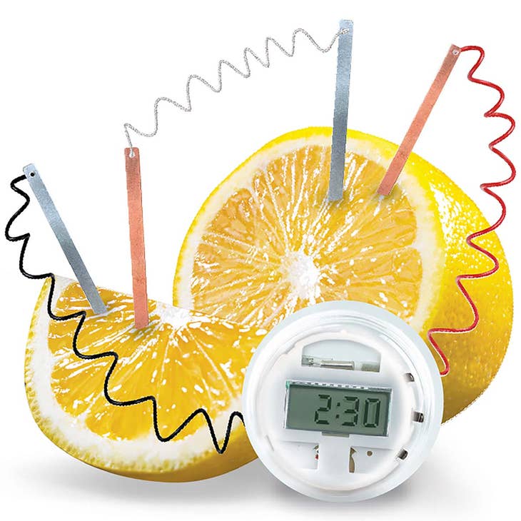 Lemon Powered Clock Experiment