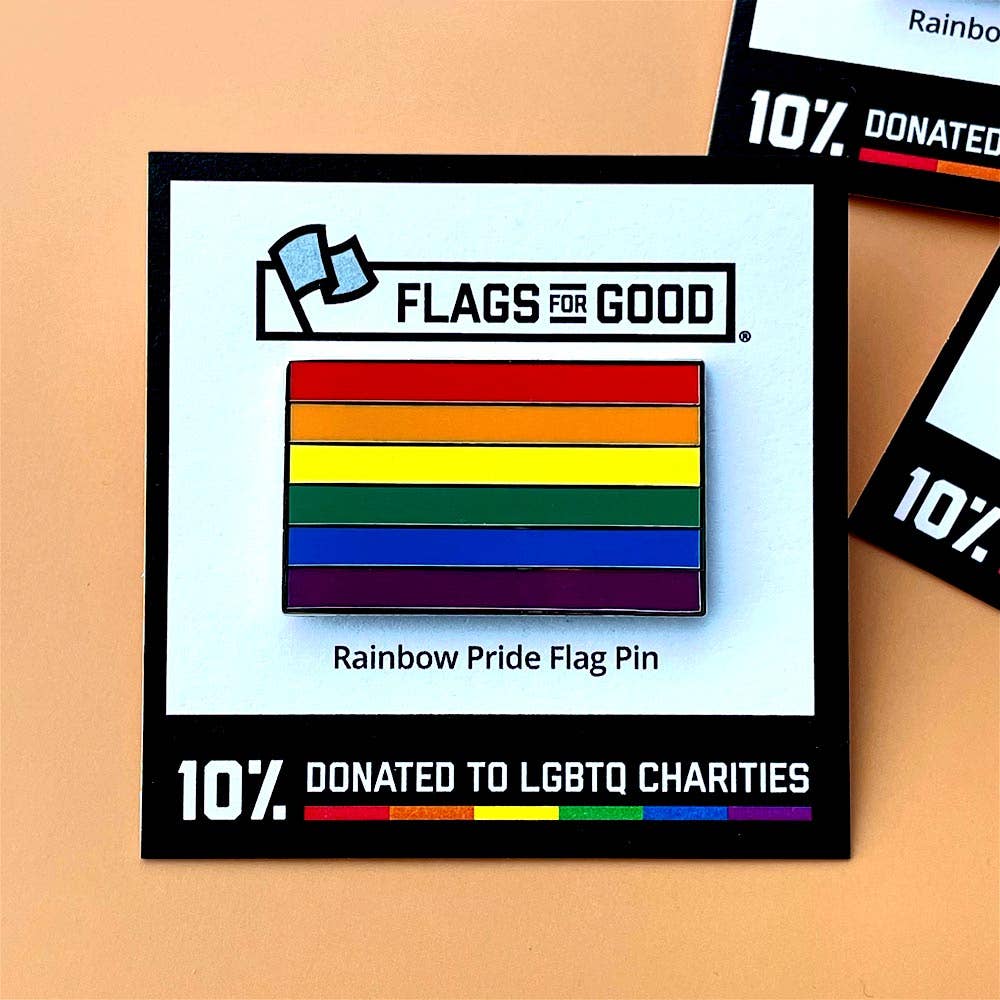 Rainbow Pride Flag Enamel Pin