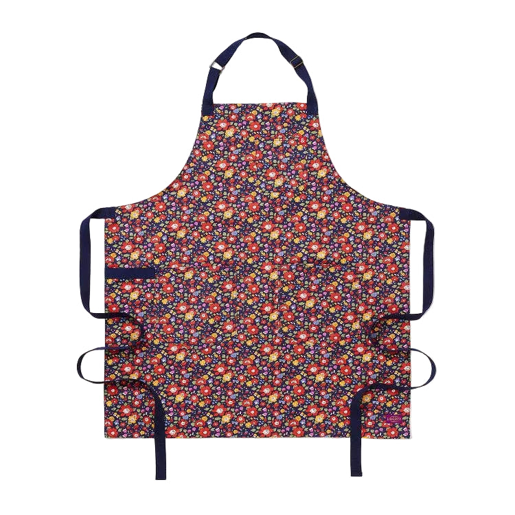 The Limited Essential Apron | Liberty Fabric Betsy Meadow Navy