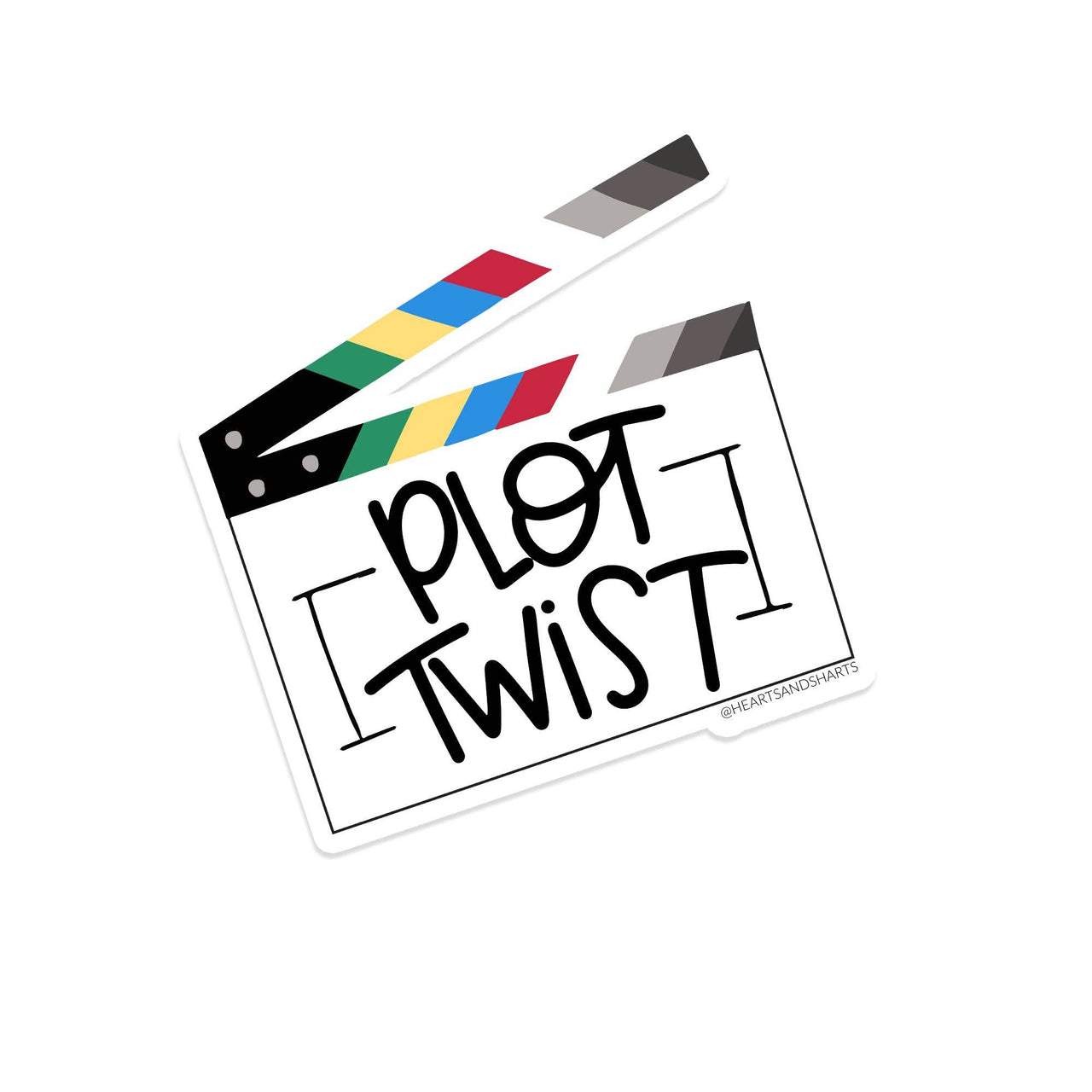 Plot Twist Vinyl Sticker