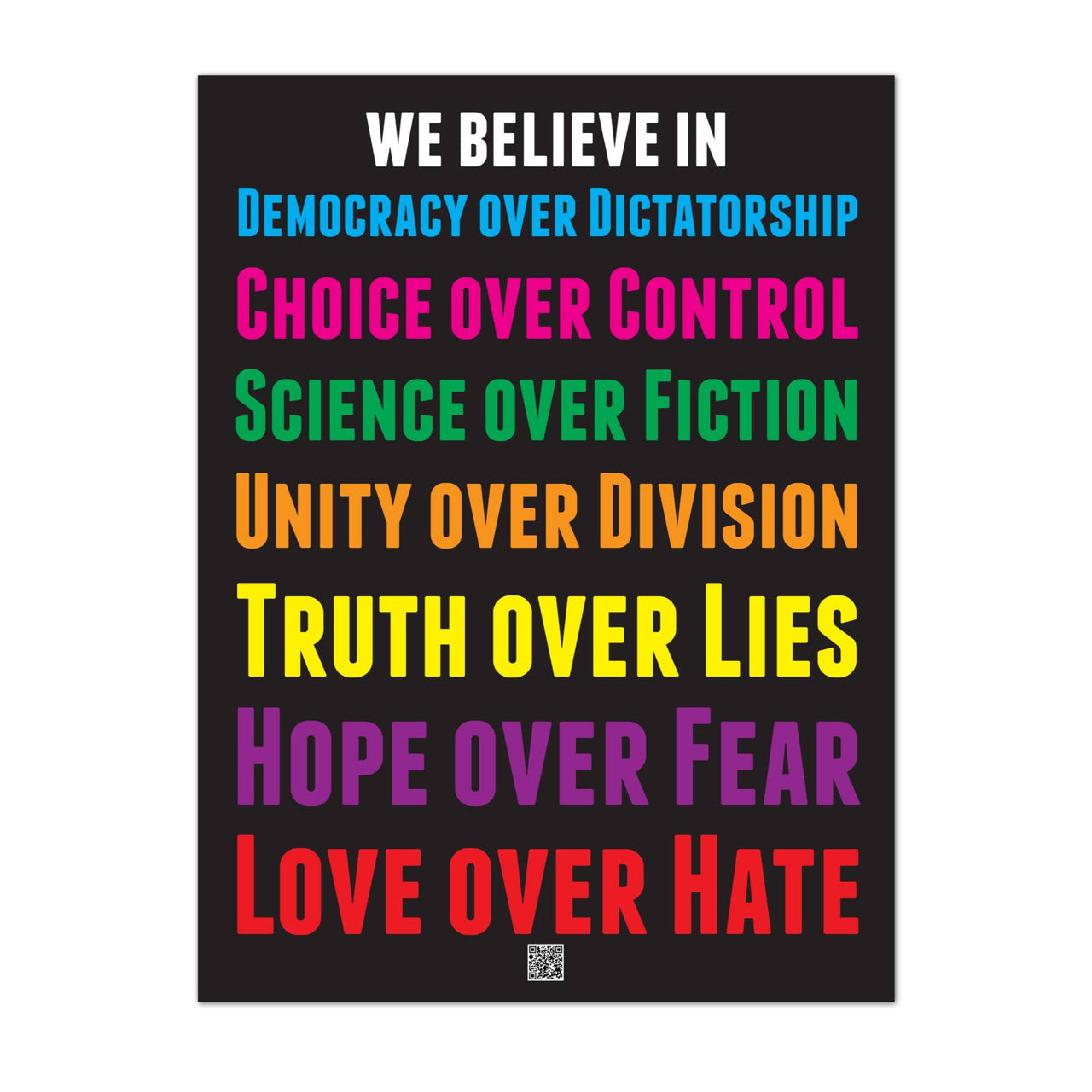 We Believe Sticker