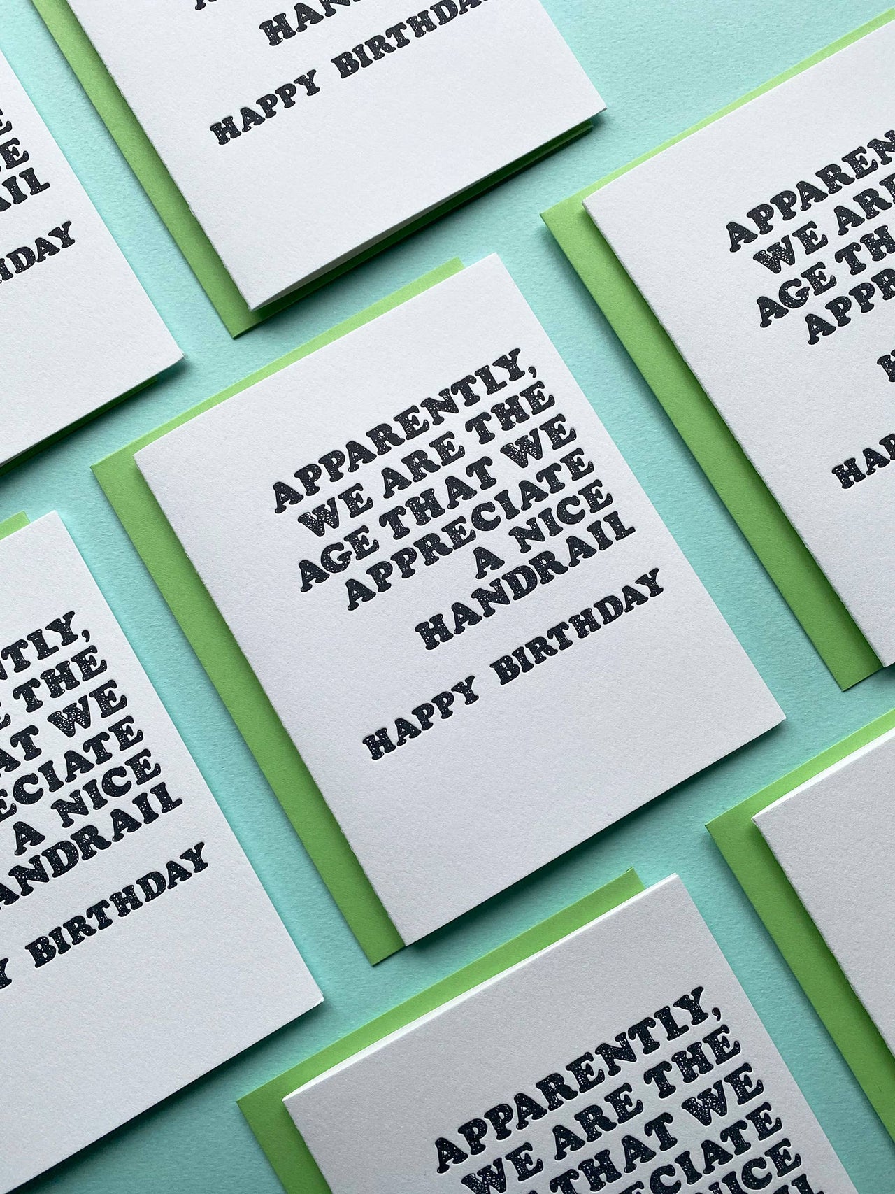 We Appreciate a Nice Handrail Card