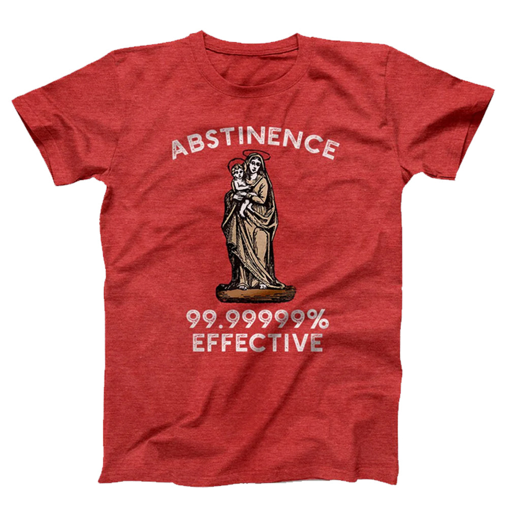 Abstinence: 99.99% Tee | Heather Red
