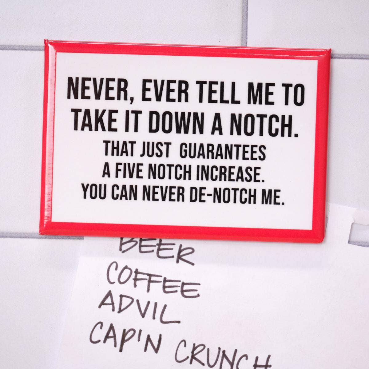 Take It Down A Notch Magnet