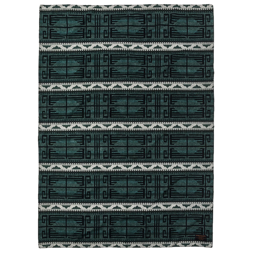 Fire Mountain Blanket | Black, Green, & Granite