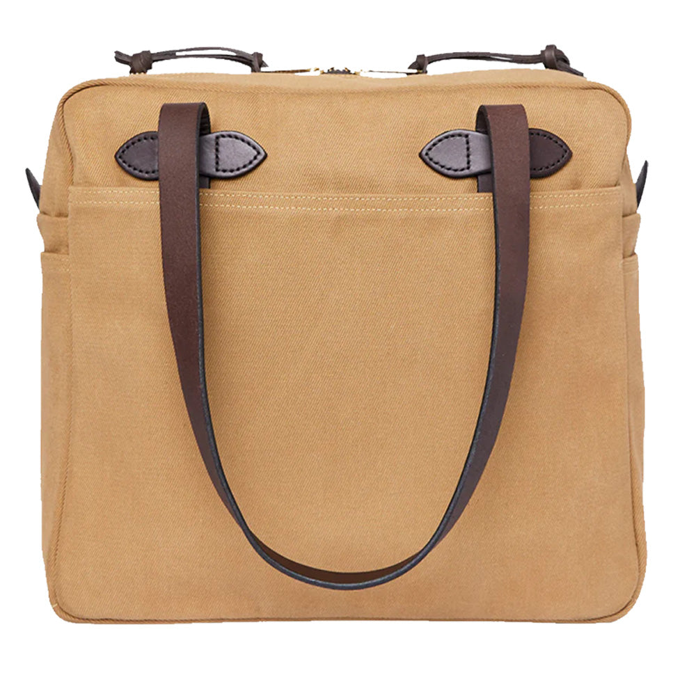 Zippered Tote Bag | Tan