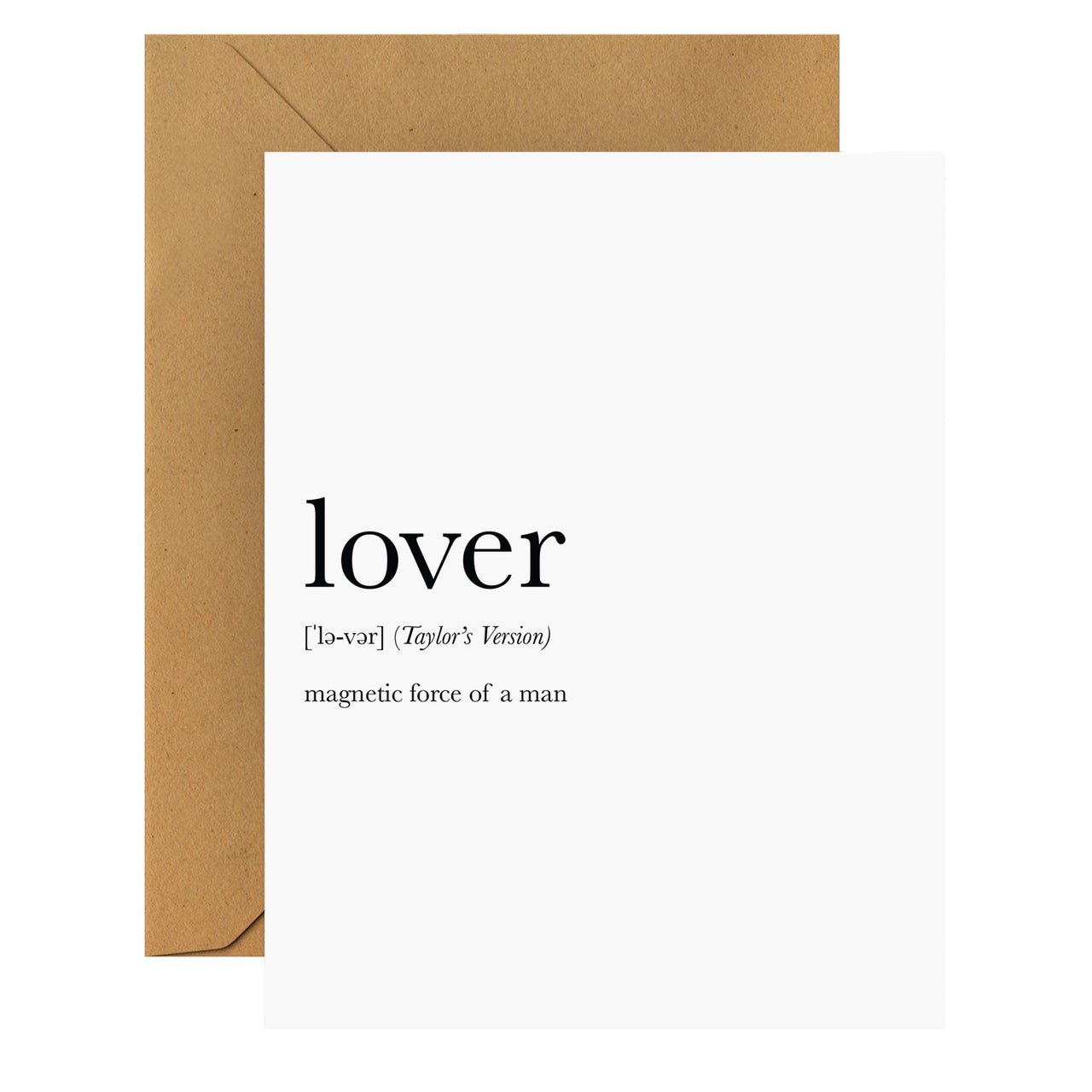 Lover Definition (Taylor's Version) Card