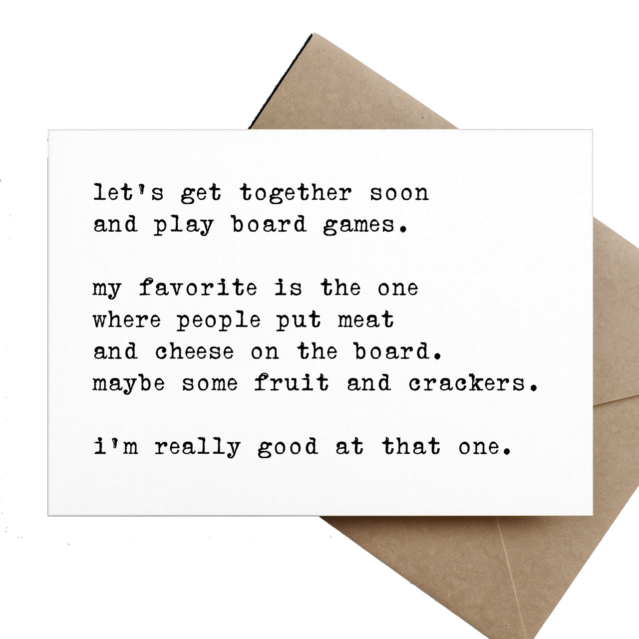 Let's Play Board Games Card