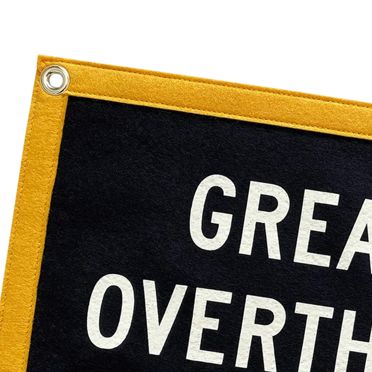 Great Minds Overthink Alike Camp Flag - Domestic Domestic