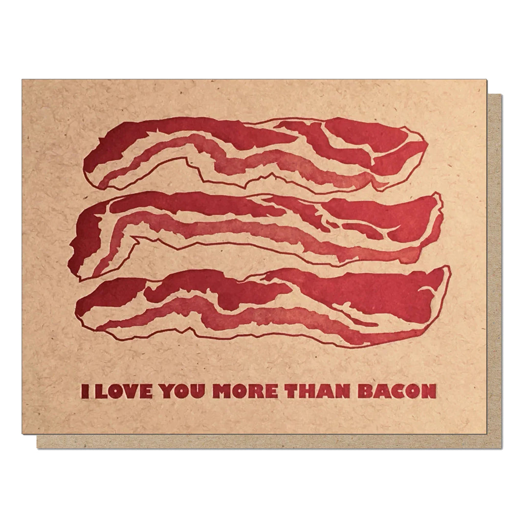 Bacon Love Card