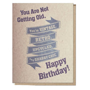 Vintage Birthday Card - Domestic Domestic