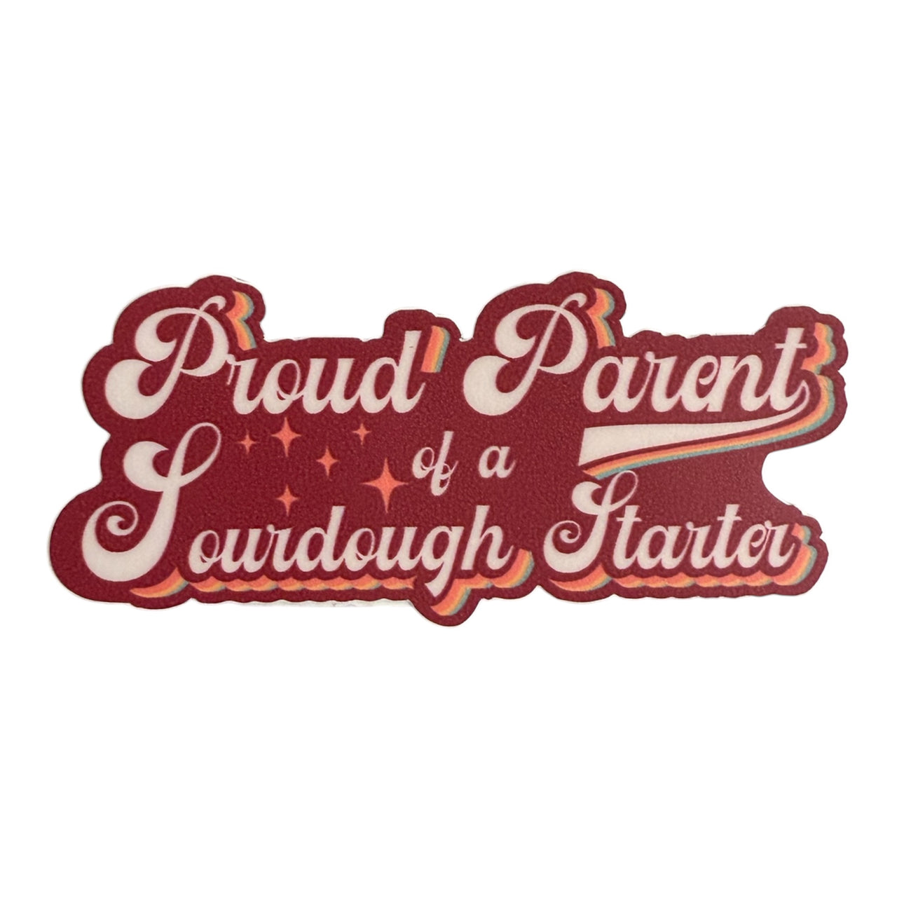 Retro Sourdough Starter Sticker