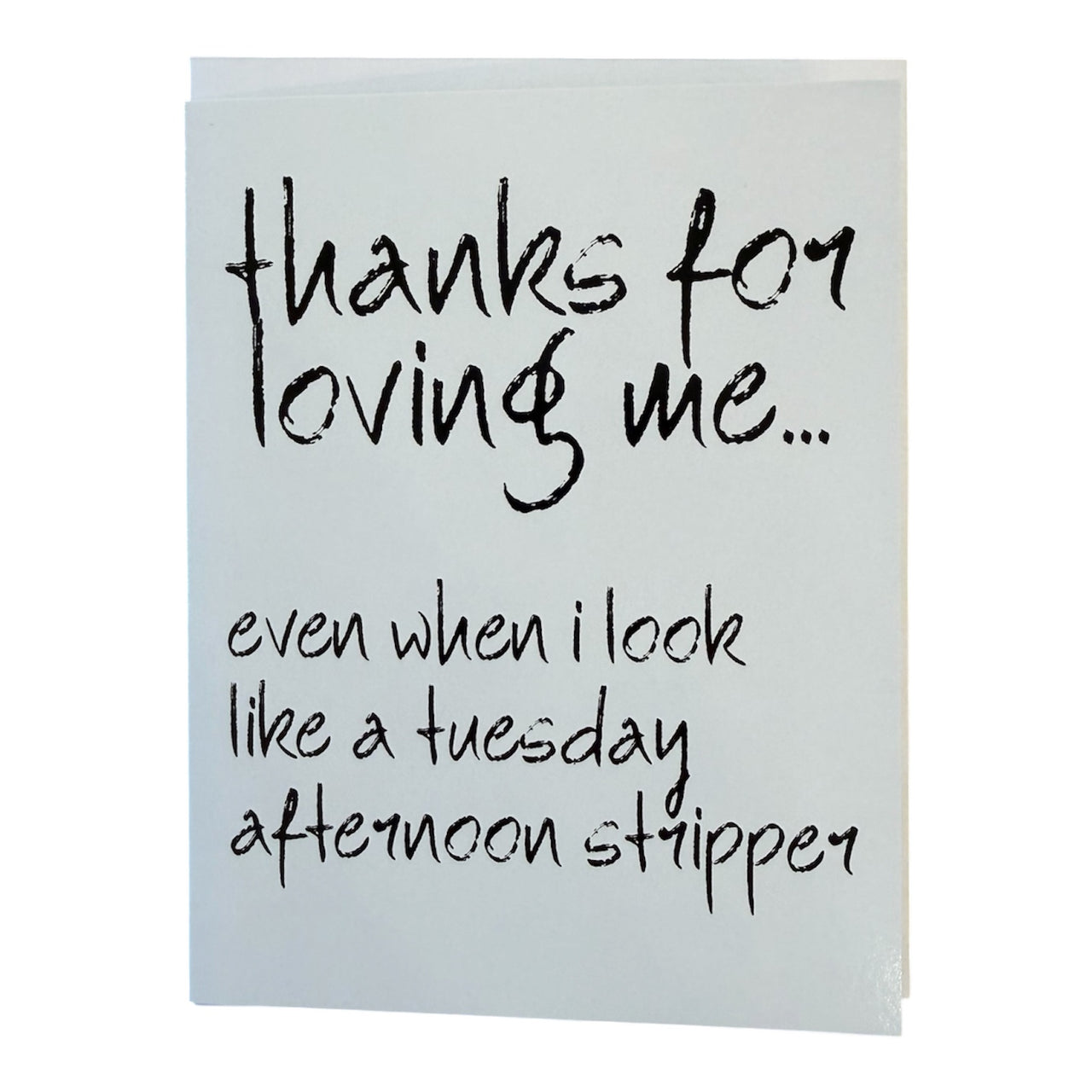 Tuesday Stripper Greeting Card