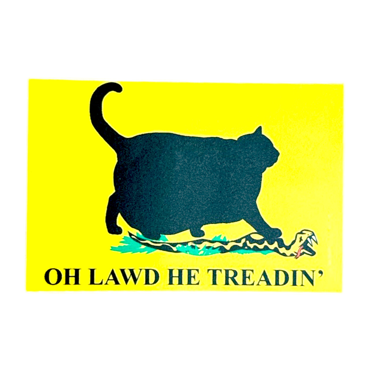 Oh Lawd He Treadin' Sticker
