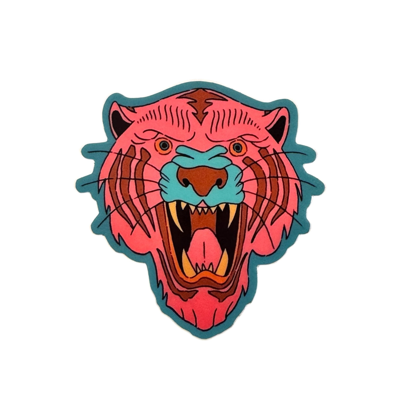Pink Tiger Sticker Mini