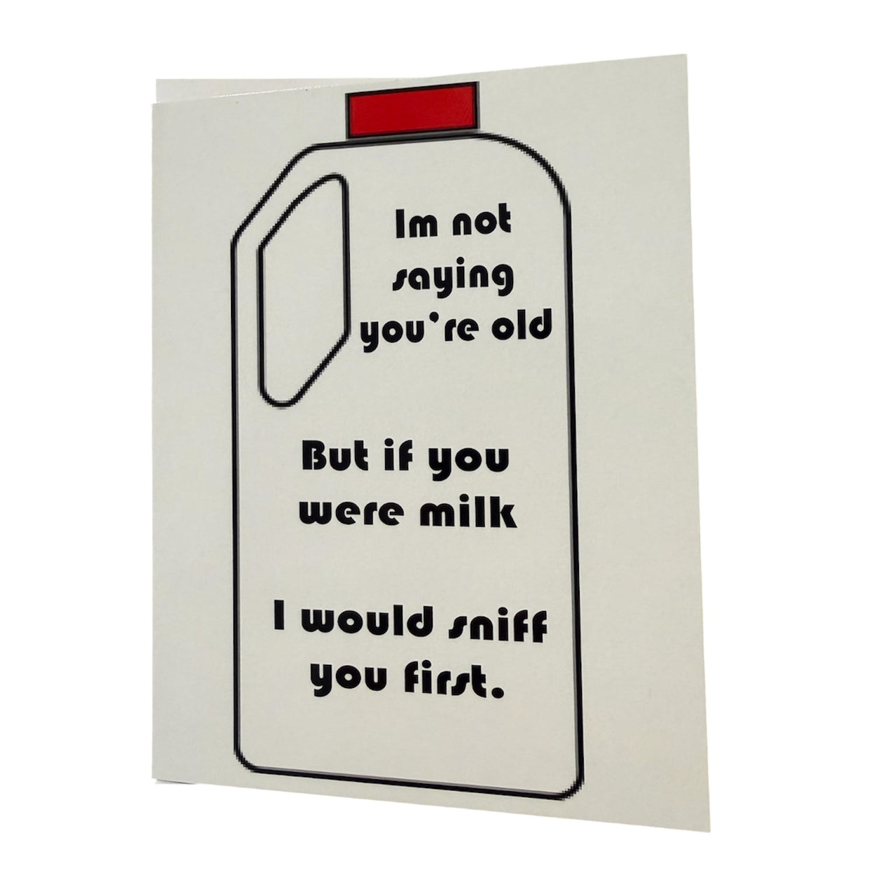 Milk Greeting Card